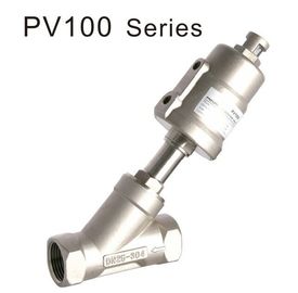DN10 ~ 80 PV100 válvula de globo de Seat del ángulo de 2/2 maneras para los gases/vapor