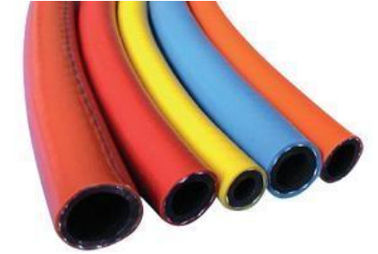 La fibra sintética del PVC del gas de la tubería neumática de alta presión del aire reforzó Mpa de la manguera 1 - 2Mpa