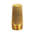 Silencio neumático de cobre amarillo general del silenciador, silenciador del control de flujo del color de la naturaleza del hilo de G