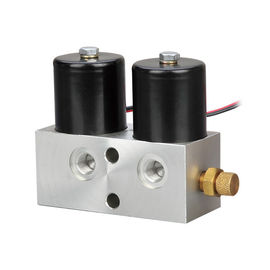 Calidad  High Pressure Air Flow Control Valve DC12V / DC24V Secondary Shunt Double Coils Fábrica