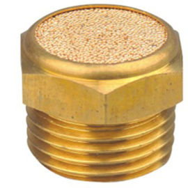 Silenciador neumático Subminiature del silenciador de BSLM, silenciador de la reducción del nivel de ruidos del hilo de G del latón